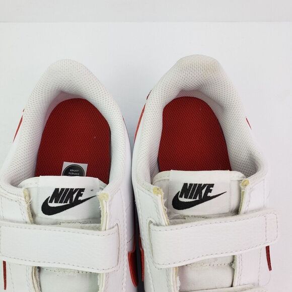 Nike Cortez Basic SL PSV Youth Size 3Y White Varsity Red Sneaker Shoes 904767-10 - Picture 8 of 9